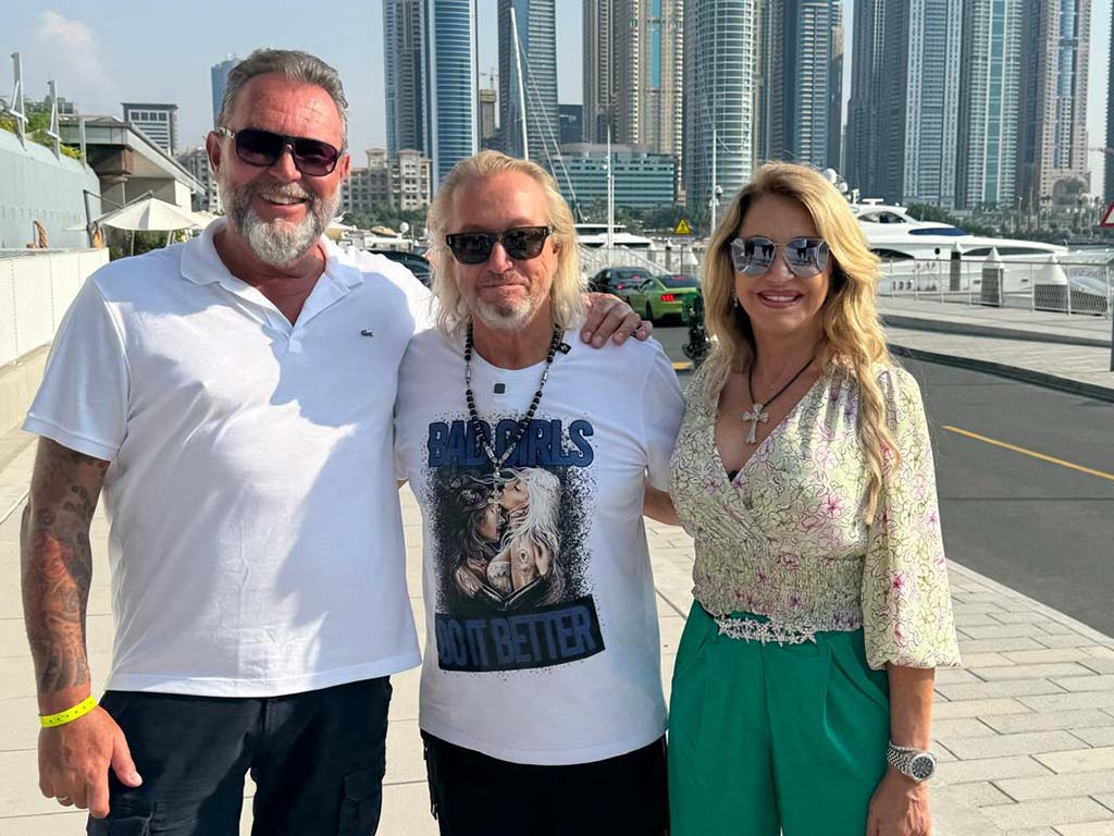 Kfz Gutachter Oliver Hallix mit den Geissens: Robert und Carmen Geiss