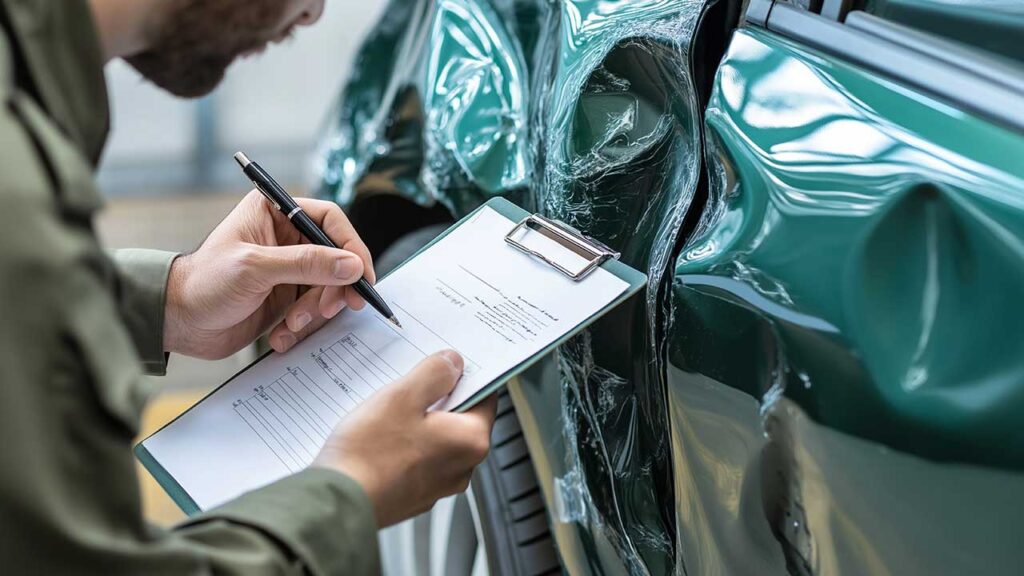 Kfz Unfallbericht am besten am Unfallort ausfüllen