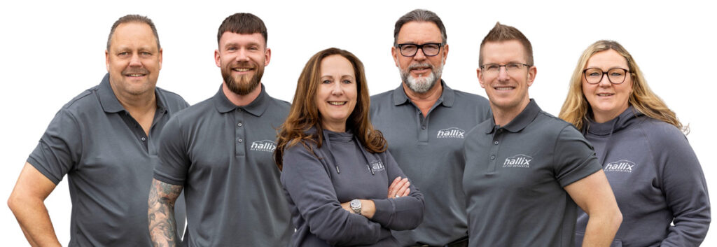 Team des Kfz-Sachverständigenbüro Hallix
